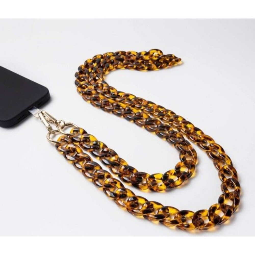 HELLO LUX Phone Crossbody Tortoise Link Universal Strap